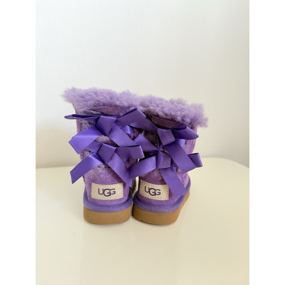 UGG purple Toddler Bailey Bow II Boot Original Style 1017394T - Size 6 - Picture 3 of 7